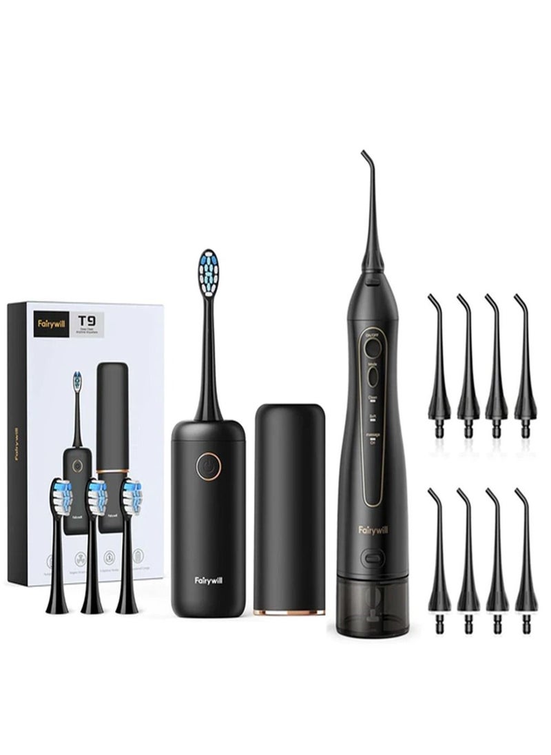Fairywill - Portable Oral Irrigator USB Rechargeable Dental Water Flosser Jet Irrigator Dental Teeth Cleaner 3 Modes 300ML - Image 1