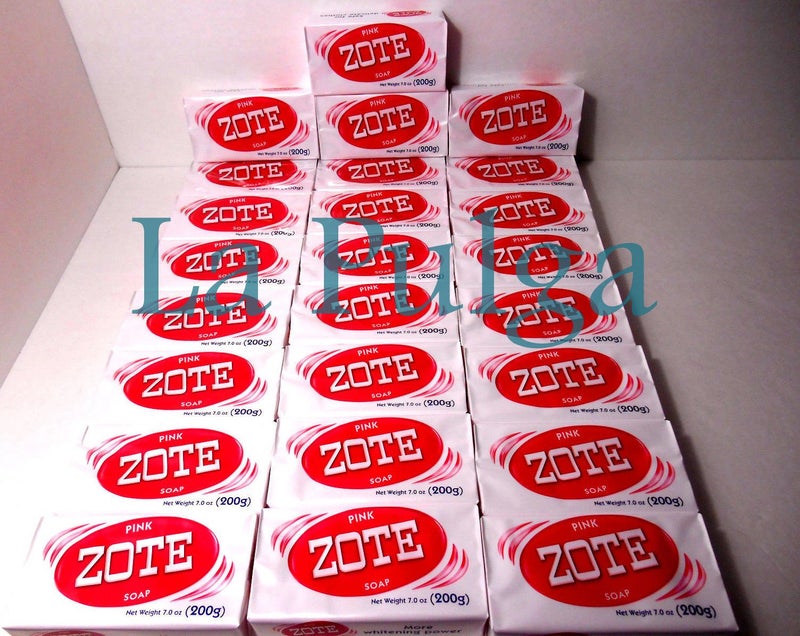 Zote Jabon Zote Rosa Laundry Soap 200g each Rosa/Pink Ropa Made in Mexico 25 pcs - Image 1