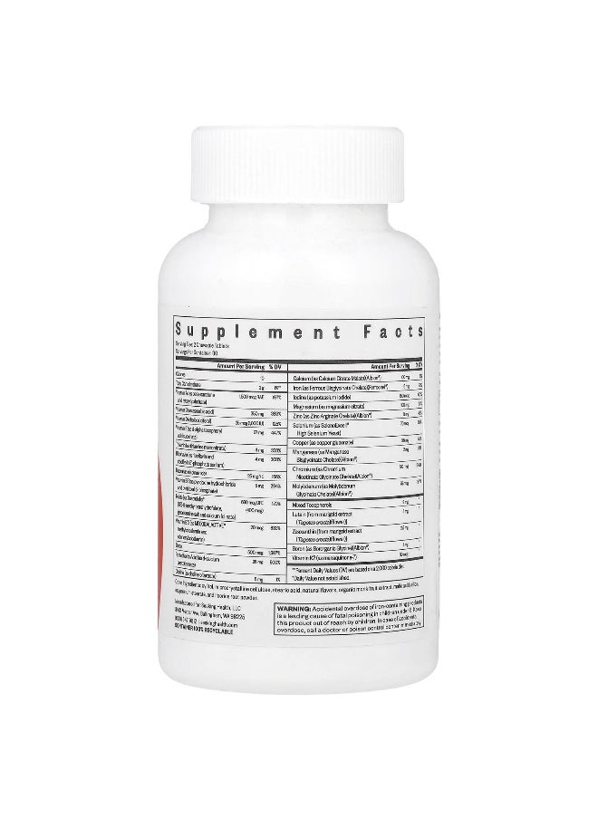 Seeking Health Seeking Health, Optimal Multivitamin Chewable, 60 Tablets  - Image 2