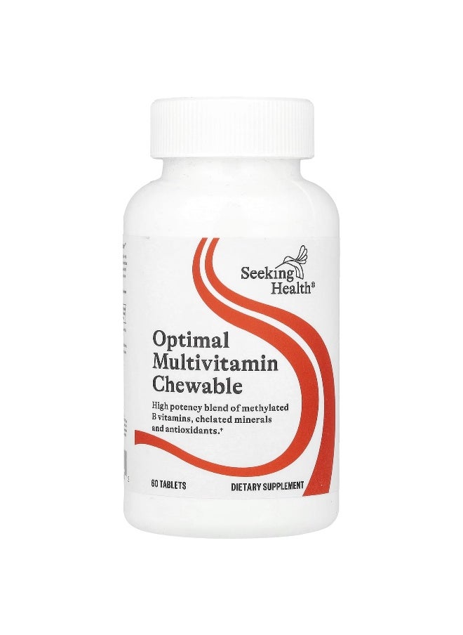 Seeking Health Seeking Health, Optimal Multivitamin Chewable, 60 Tablets  - Image 1