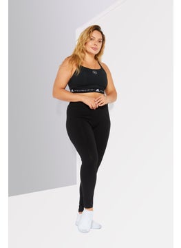 adidas By Stella McCartney Women Sportswear Fit Brand Logo Training Sports Bra, Black  - Image 2