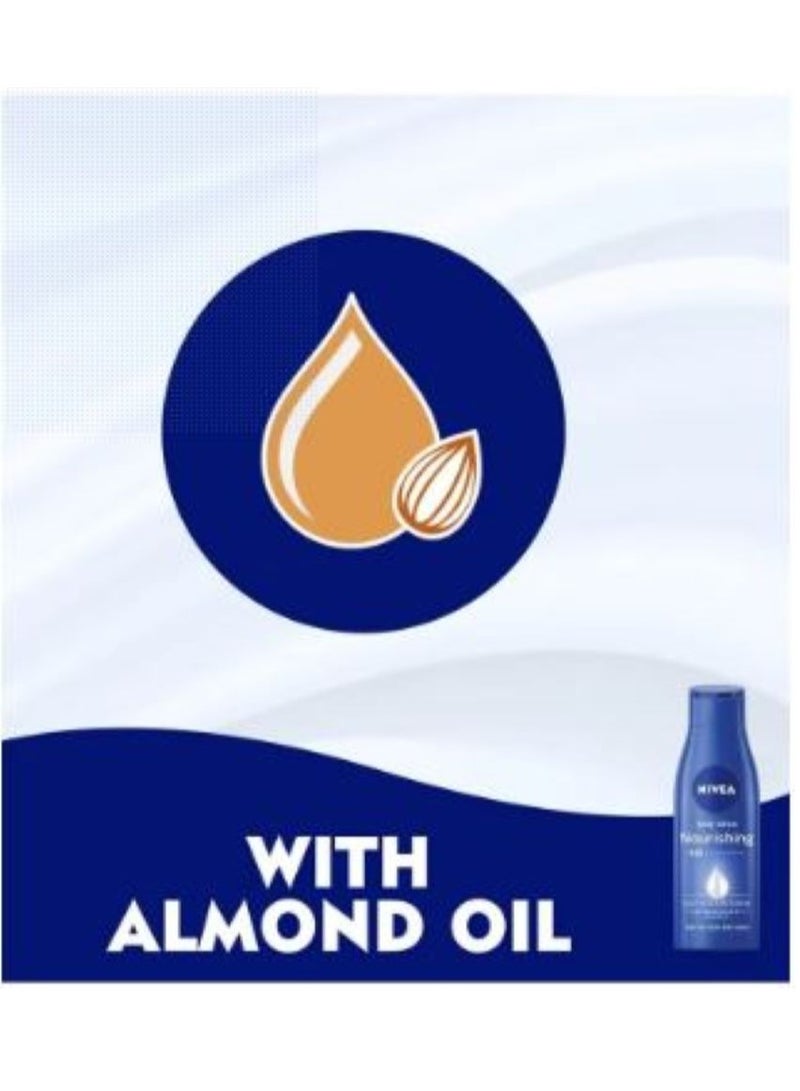 Nivea Moisturizing Lotion with Almond Oil and Vitamin E for Body and Very Dry Skin 250 ml - Image 2