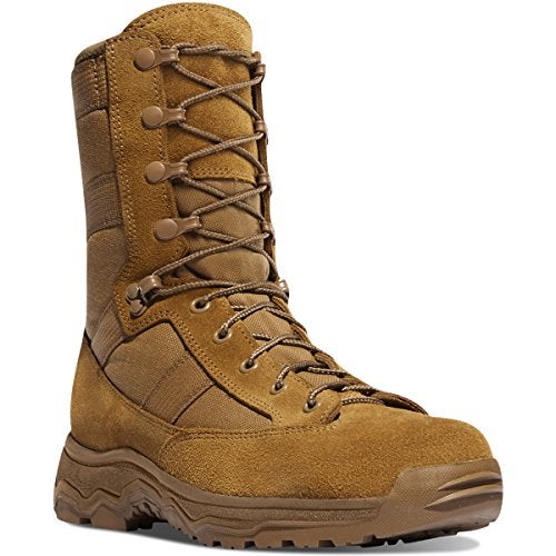 Danner Reckoning STF 8" Military Boots for Men - Durable Rough-Out Leather & 1000D Nylon with Breathable Mesh Lining & All-Terrain Traction Outsole, Coyote - 11 D - Image 1
