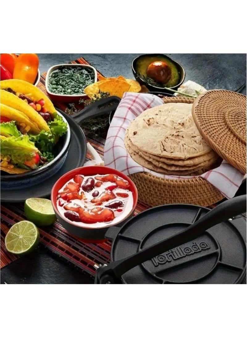 سلة خبز منسوجة يدويا كبيرة ، حاوية طعام متعددة الاستخدامات للبيتزا ، الخبز ، الفاكهة ، مناسبة للمنزل ، مطعم ونزه ، منظم مطبخ مع غطاء ، حاوية طعام دائمة ، تخزين الخبز ، 26 * 9 سم - Image 5