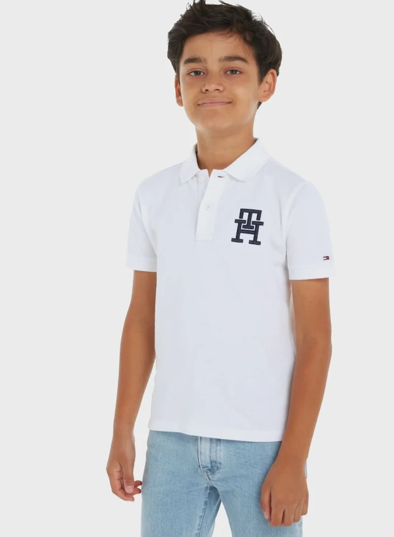TOMMY HILFIGER Kids Monogram Polo