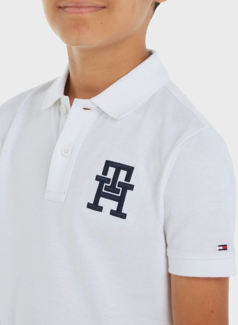TOMMY HILFIGER Kids Monogram Polo