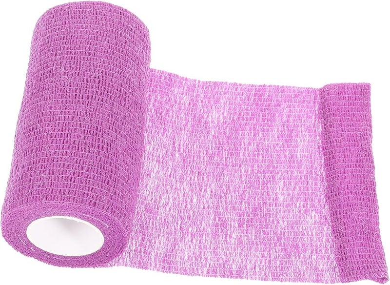 Self Adhesive Horse Leg Bandage Wrap Elastic Breathable Non Woven Fabric 1 Roll - Image 1
