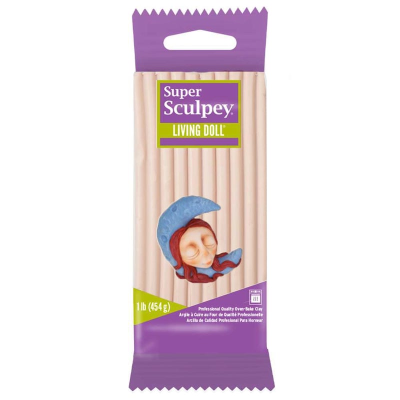 Sculpey Super Living Doll Clay 1Pound Light
