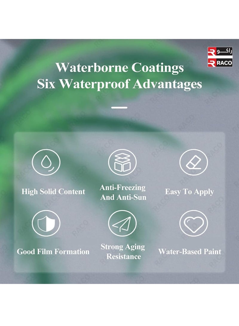 RACO RACO National Pollydex | White Liquid Waterproof Sealant for Roof | Outdoor Water-Based Waterproof Coating. (Drum (18 ltr))  - Image 4