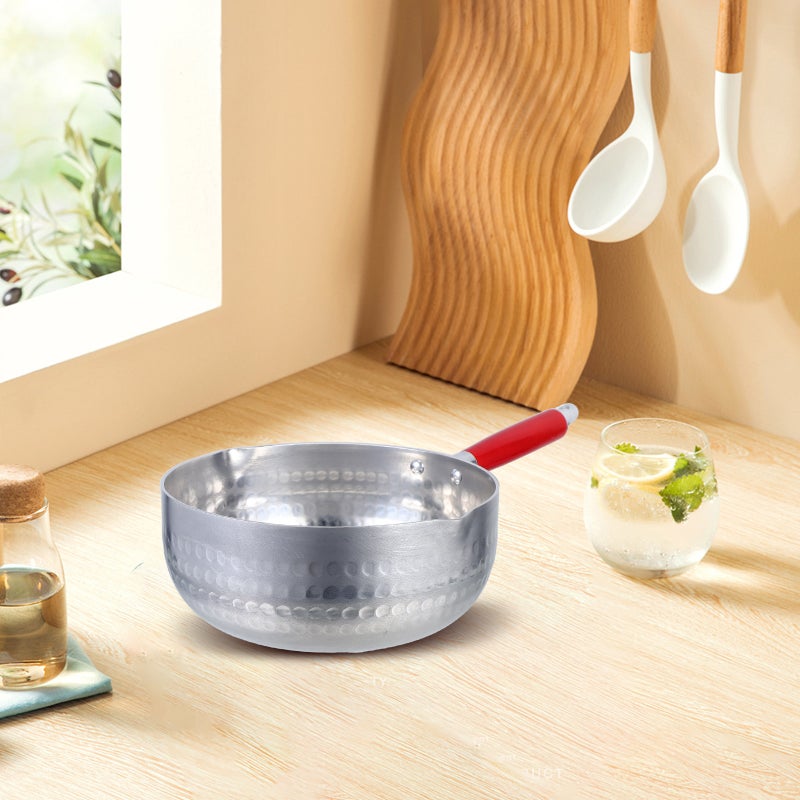 Warmer with Handle Butter Warmer Pot Small Saucepan with Dual Pour Spouts Chocolate Melting Pot for Kitchen Cooking Baking 20cm - Image 5