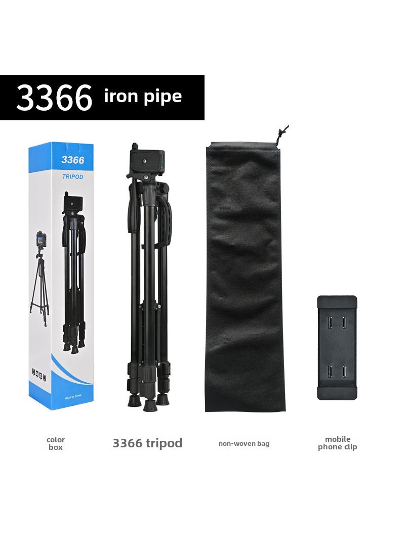 Generic - Portable Camera Tripod Stand for Photography 3366 iron pipe conventional - Image 1