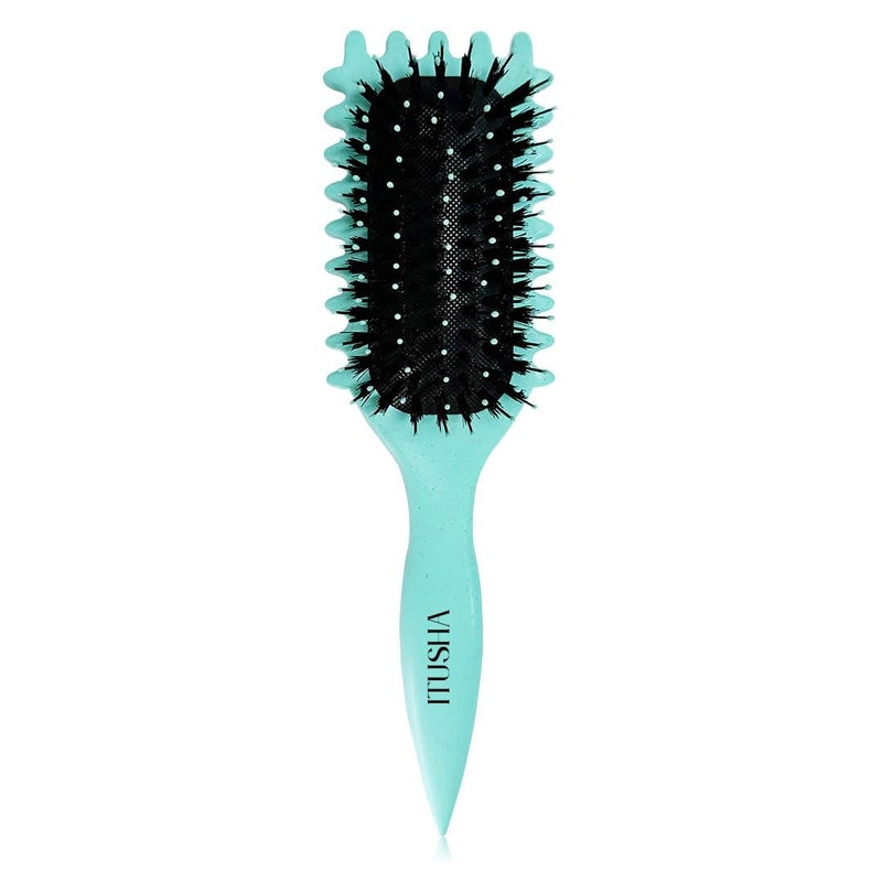 ITUSHA PACK OF 1 - Curly Hair Comb, Curl Defining Comb, Bristle Hair Brush Styling Brush, Curly Hair Comb, Curl Detangler Hair Brush, Shaping & Defining Curls For Women - Image 1