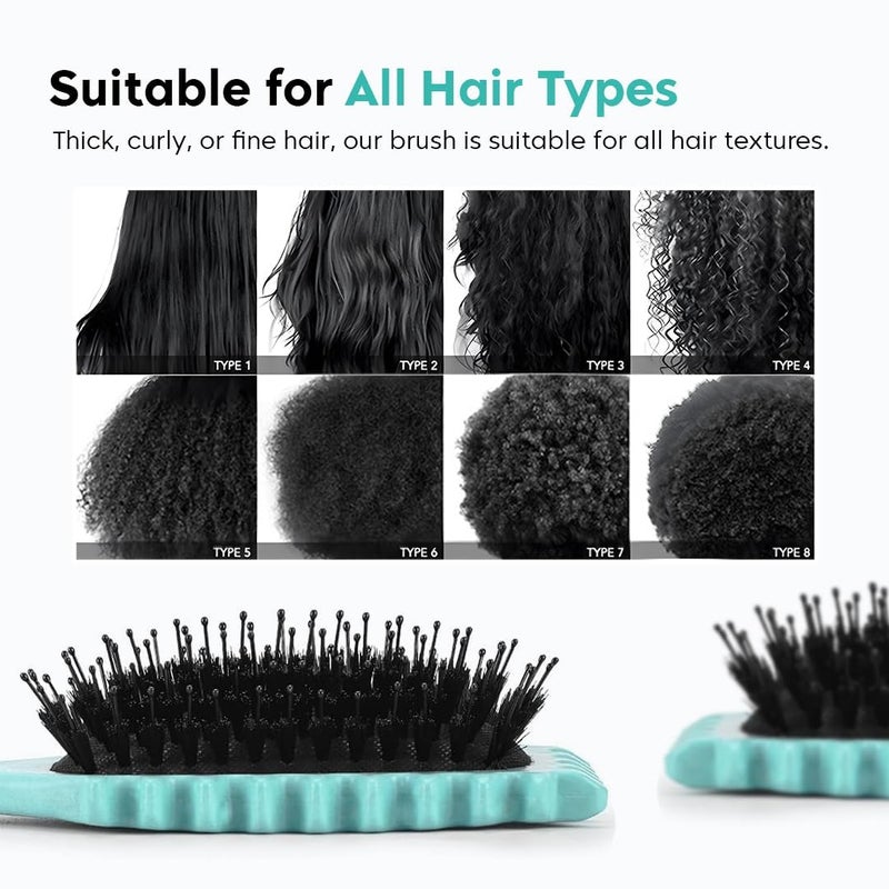ITUSHA PACK OF 1 - Curly Hair Comb, Curl Defining Comb, Bristle Hair Brush Styling Brush, Curly Hair Comb, Curl Detangler Hair Brush, Shaping & Defining Curls For Women - Image 4