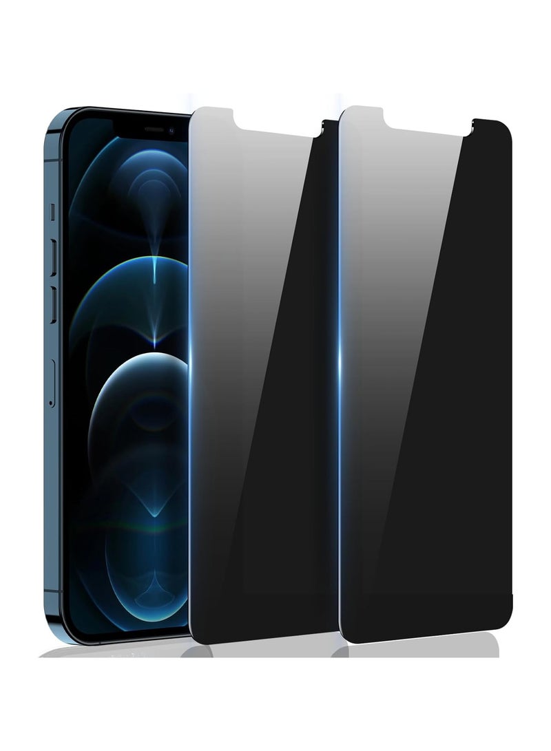 Denx Privacy Screen Protector for iPhone 12 promax Anti-Spy Tempered Glass Privacy Protective Film Anti Spy Tempered Glass Film Screen Protector - Image 1