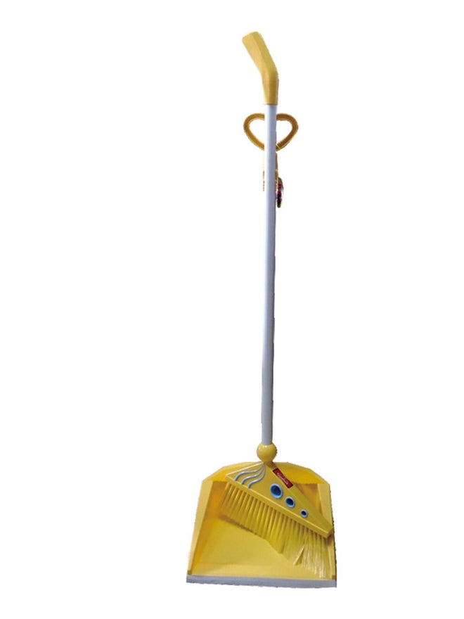 Royalford Plastic Broom With Dustpan Set - Image 1