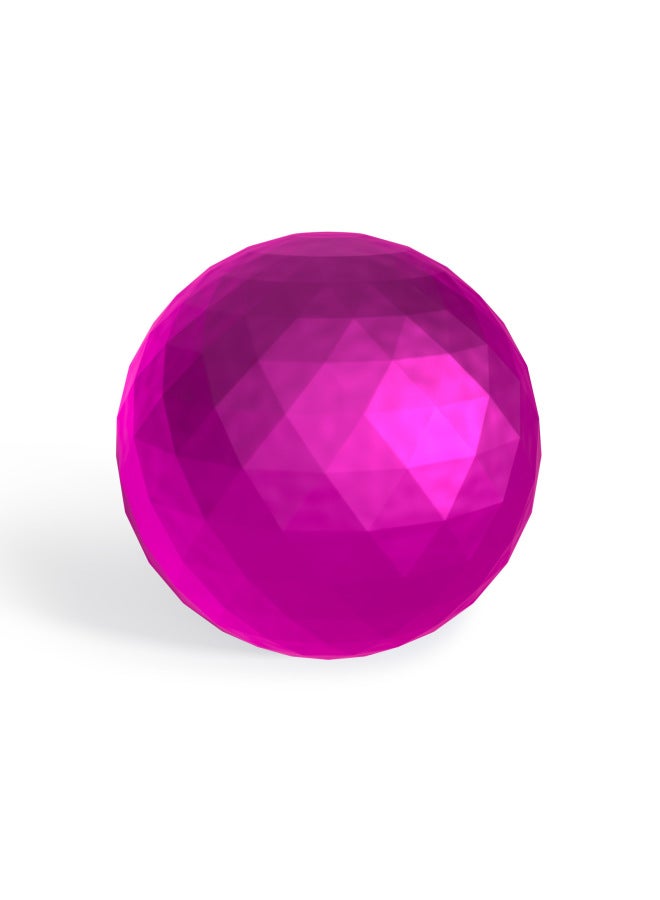 Boxing Fighter/QANBA Prism American Electroplating Oval Ball Head Rocker Accessories Prism Electroplating Rocker Ball-Product Color:Boxer Prism Rocker Ball-electroplated Purple - Image 1