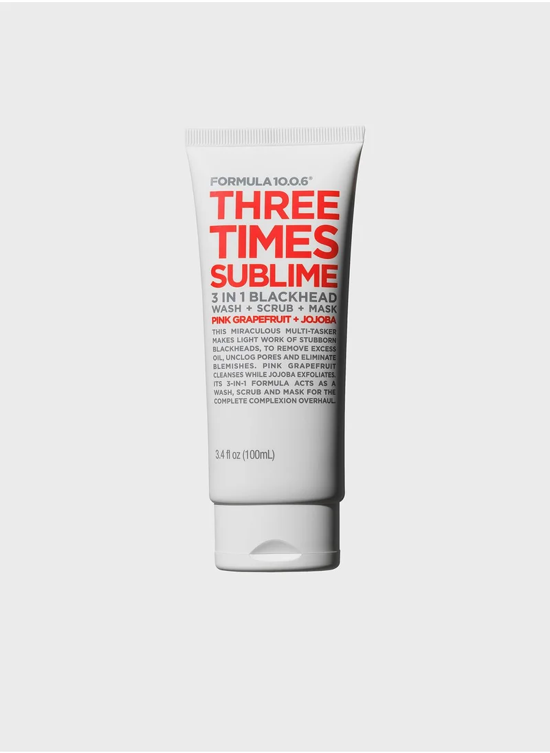 FORMULA 10.0.6 Three Times Sublime - Wash + Scrub + Mask