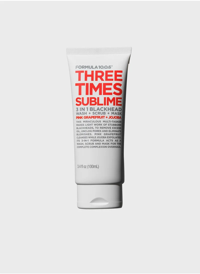 FORMULA 10.0.6 Three Times Sublime - Wash + Scrub + Mask