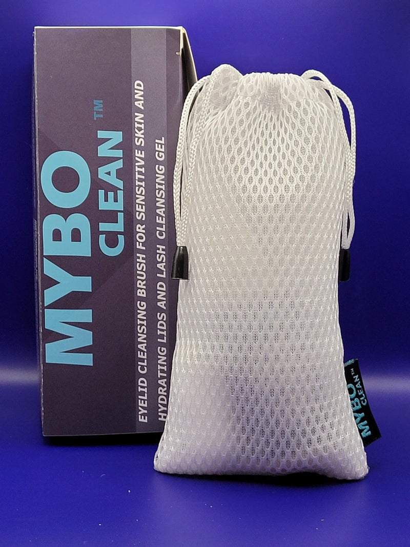 Myboclean فرشاة تنظيف جفون Mybo للبشرة الحساسة (1 قطعة) + جل تنظيف الجفون والرموش المرطب (1 قطعة) + حقيبة سفر مثالية لتنظيف الجفون بلطف أثناء التنقل - Image 3