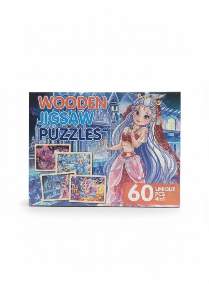 Attractive design that helps develop children’s skills.  High-quality wooden pieces that are safe for kids.  Enhances focus and boosts cognitive development.  Suitable for children aged 3 years and above.  Bright colors and fun illustrations that encourage learning.  Easy to assemble and store.  Encourages problem-solving and creativity.