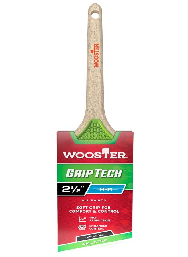 Wooster 5400-2 1/2 GripTech Paintbrush, Green