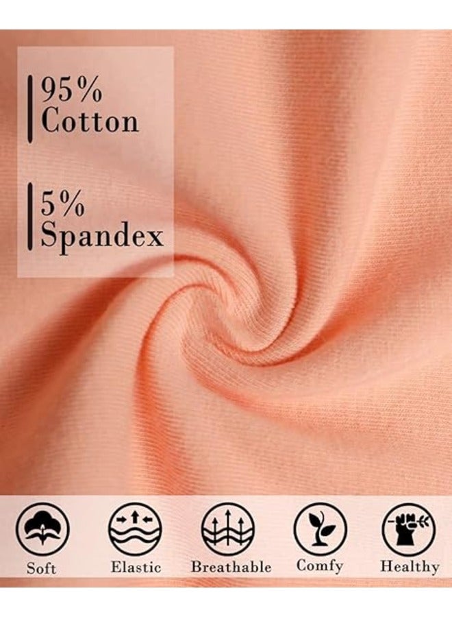 Love Bell Premium Cotton Four-way stretch Panties - MULTIPACK - Regular and Plus Sizes - Classic Briefs for Women (UAE/KSA, Alpha, 5XL, Regular, Regular, The Subtle Print - 4 PCS PACK) - Image 4