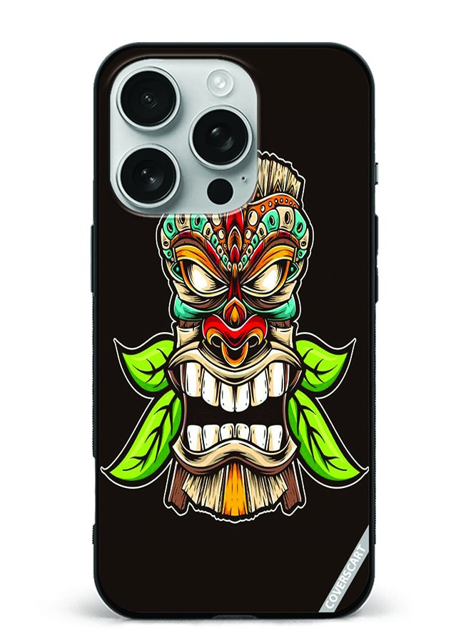 Protective Case Cover For Apple iPhone 16 Pro Max Mummy Illustrate Design Multicolour