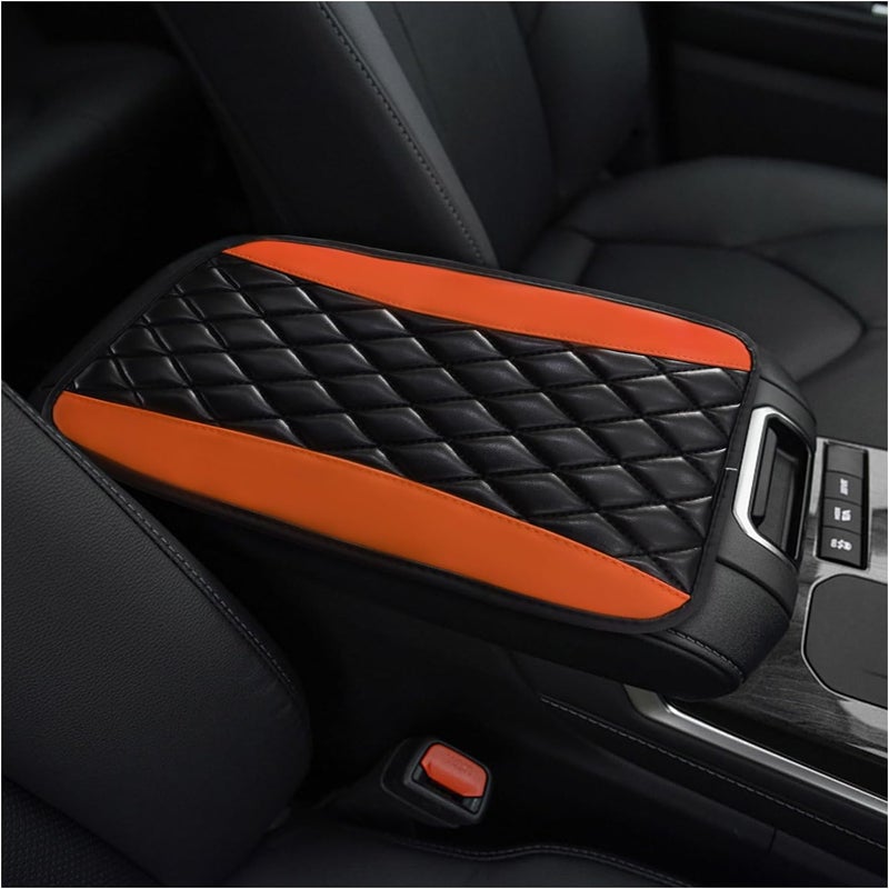 Ohleats Car Center Console Cushion Pad - Orange - Image 1