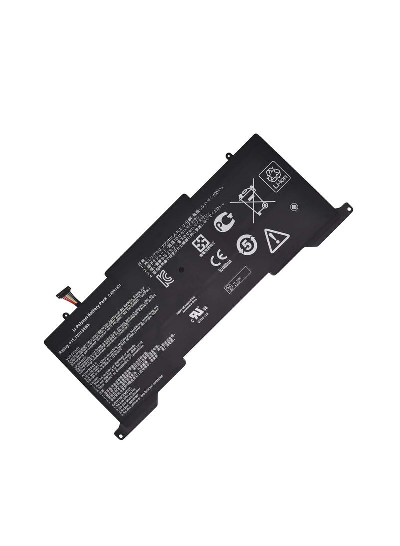 Terabyte C32N1301 Laptop Battery for ASUS Zenbook UX31 UX31L UX31LA UX31LA-1A UX31LA-2A Series UX31LA-0161A4200U UX31LA-R5017H UX31LA-XH51T UX31LA-US51T UX31LA-DS71T UX31LA-C4078H 0B200-00510000 11.1V 50Wh - Image 1