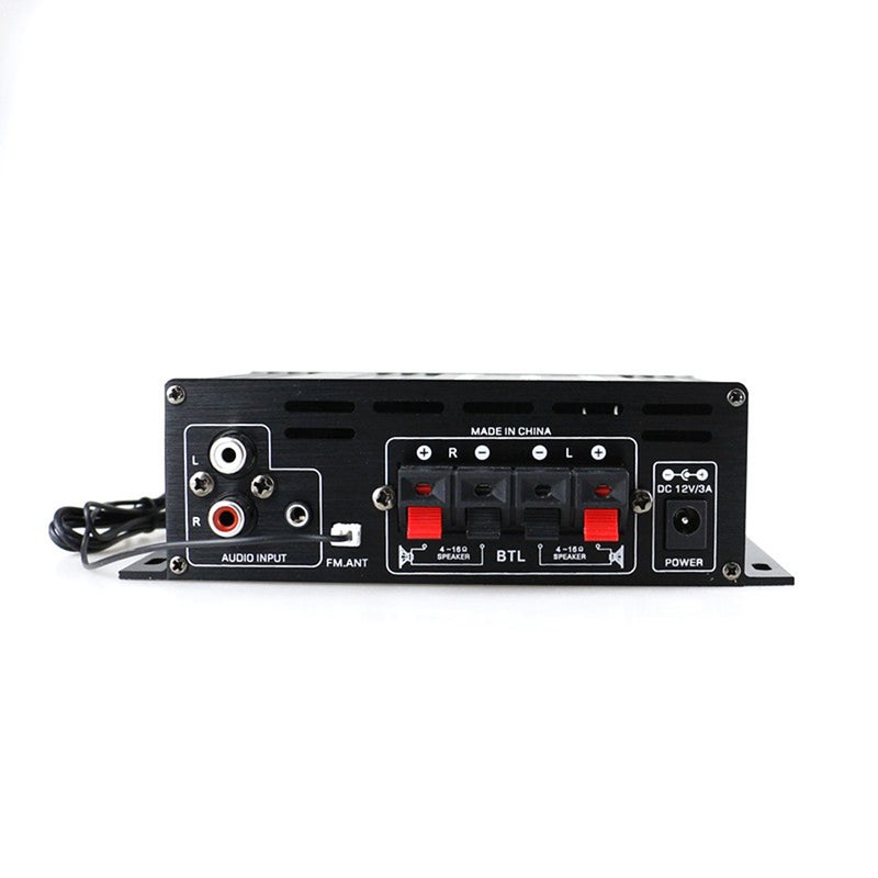 مضخم صوت صغير AK380 بسعة 40 واط + 40 واط - مضخم صوت محمول ومضخم مكبر صوت للسيارة والمنزل - Image 4