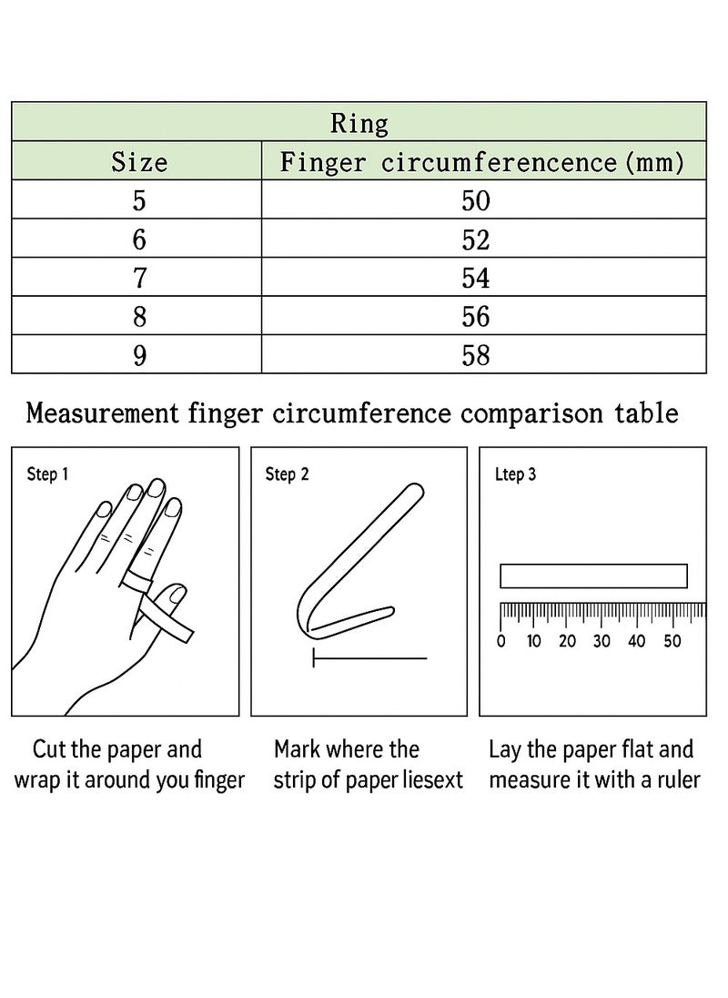 MONACO - Morse code Love, Smile, Bonheur three-layer ring pin ring - Image 1