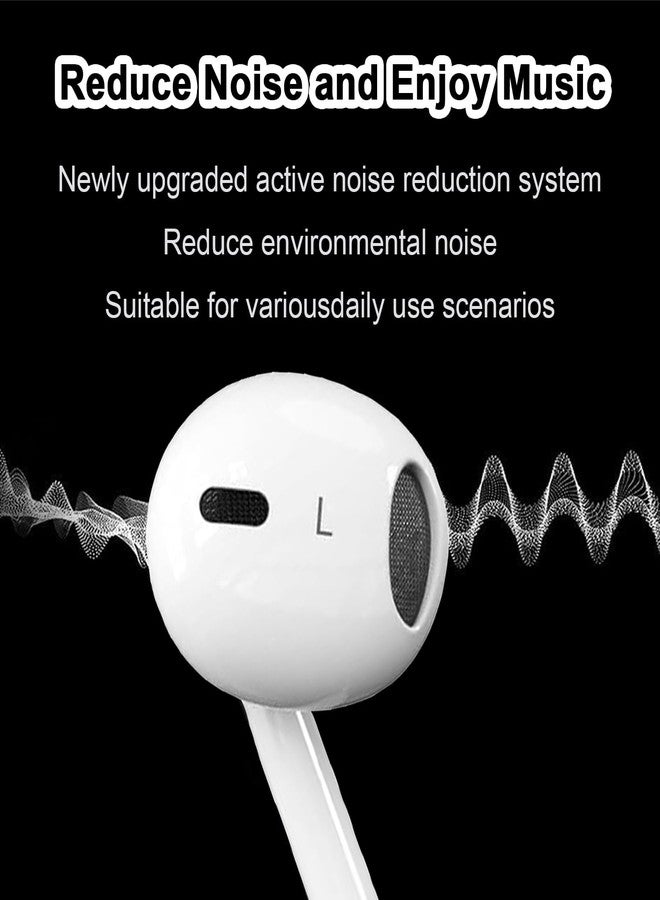 CASE LOGIC 2 Pack USB C Headphones for iPhone 17 16 15, Type C Wired Earbuds with Microphone & Remote Control, HiFi Stereo Noise Cancelling In-Ear Earphones for iPad, for Galaxy S25 S24 S23 S22, for Pixel 9 8 7 - Image 3