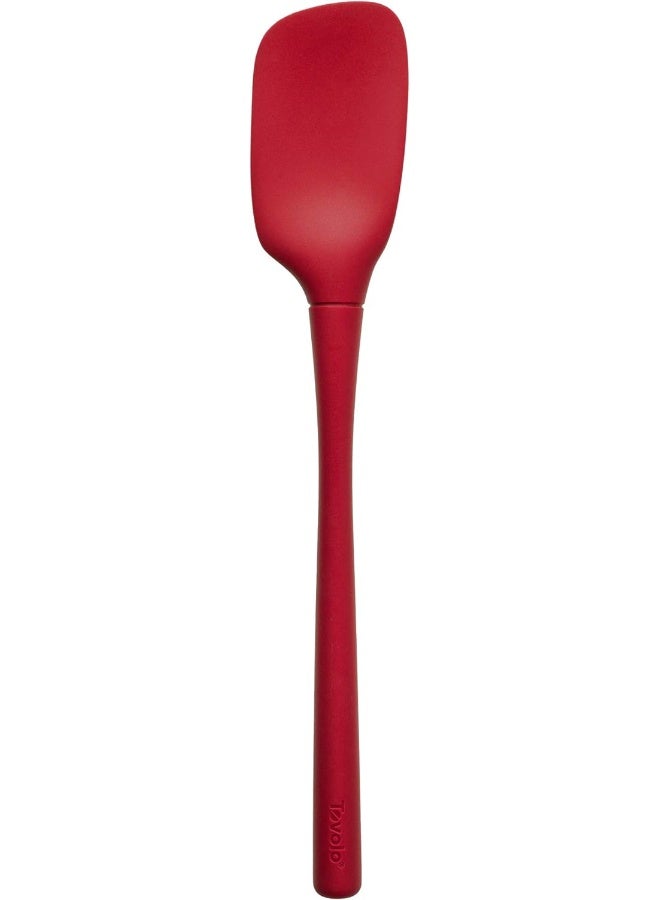 TOVOLO Flex-Core Heat-Resistant & BPA-Free Head, Cast Iron & Non-Stick Cookware, Dishwasher-Safe, Silicone Spatula, Cayenne - Image 1