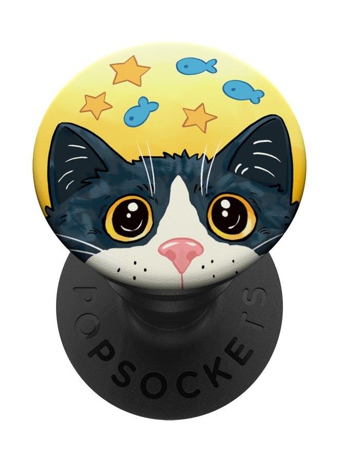 PopSockets Phone Grip – Cat PopSocket - Boss The Cat PopSockets Adhesive PopGrip - Image 1