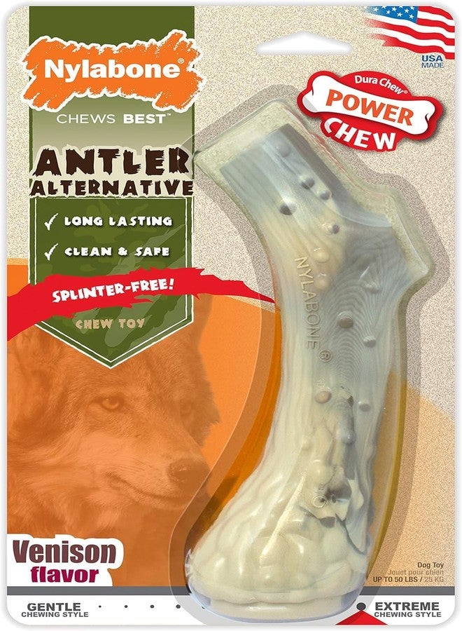 Nylabone Dura Chew Nylon Antler Dog Chew Toy, Large (4 Pack) - Image 1