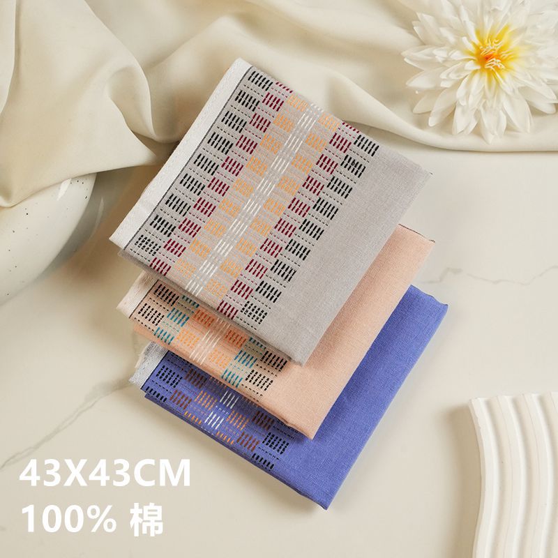 43Cm Cotton Sweat-Absorbent Handkerchief Universal 100% Cotton Handkerchief - Image 1