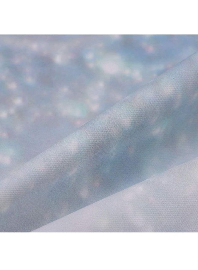 NIBEMINENT Holiday Backdrop Photography Background Blue/Beige/Grey - Image 4