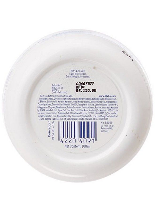 Nivea Soft Cream For Sun Protected Glowing Skin 100Ml - Image 3