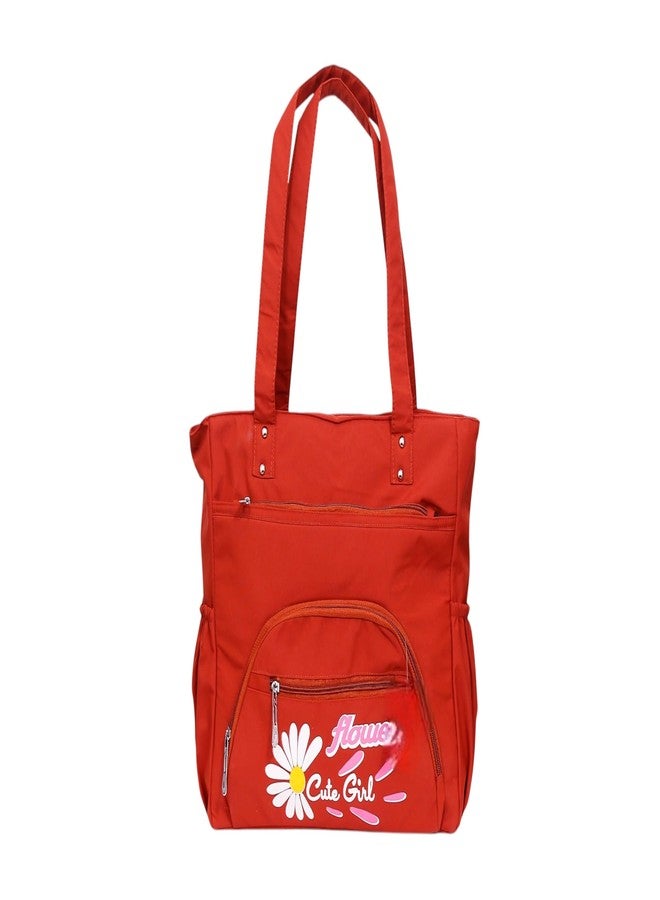Yatee Girls Tote Bag - Shoulder Handbag for Women & Teenagers, Stylish Travel & College, office with Zipper Compartments Tote for Women | Zipper Handbags | Multiple Pockets - Image 2