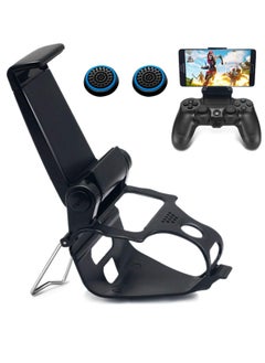 Phone Clip for PS4 Controller Phone Holder, Mobile Game Adjustable Phone Holder Smart Clip for PS4 Controller, Compatible with iPhone/iOS/Android, for Playstation4 Remote Play