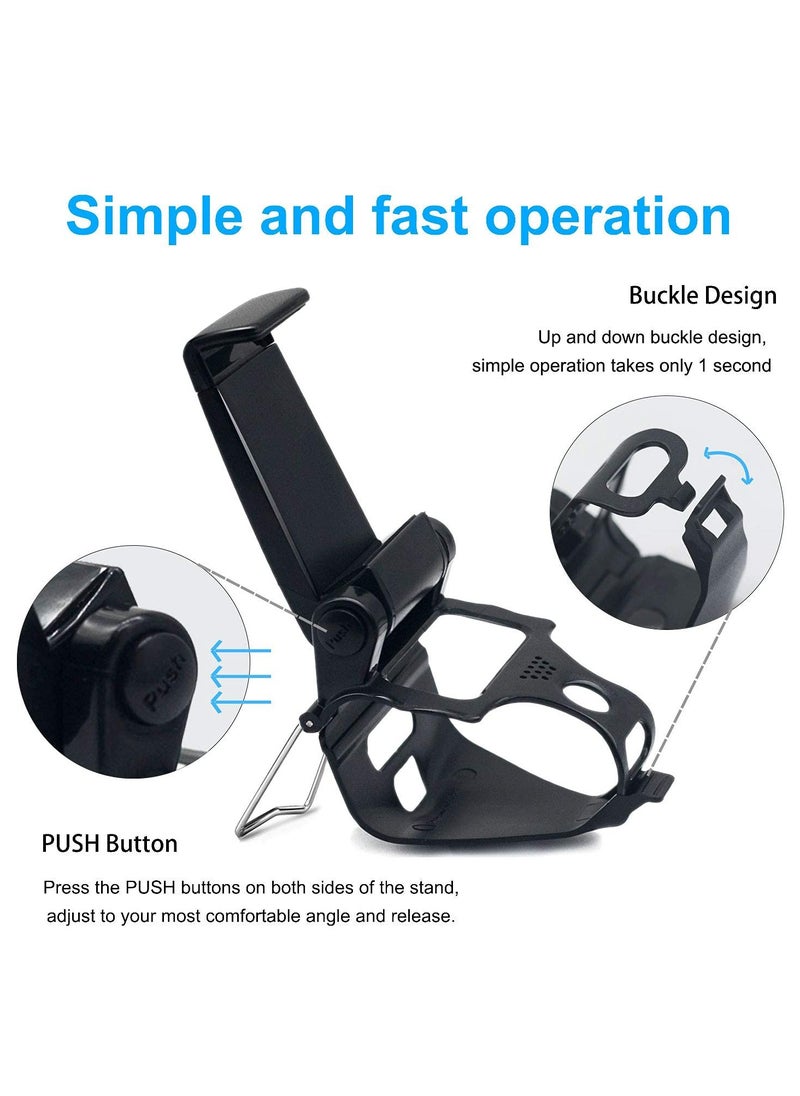 Bukela - Phone Clip for PS4 Controller Phone Holder, Mobile Game Adjustable Phone Holder Smart Clip for PS4 Controller, Compatible with iPhone/iOS/Android, for Playstation4 Remote Play - Image 1