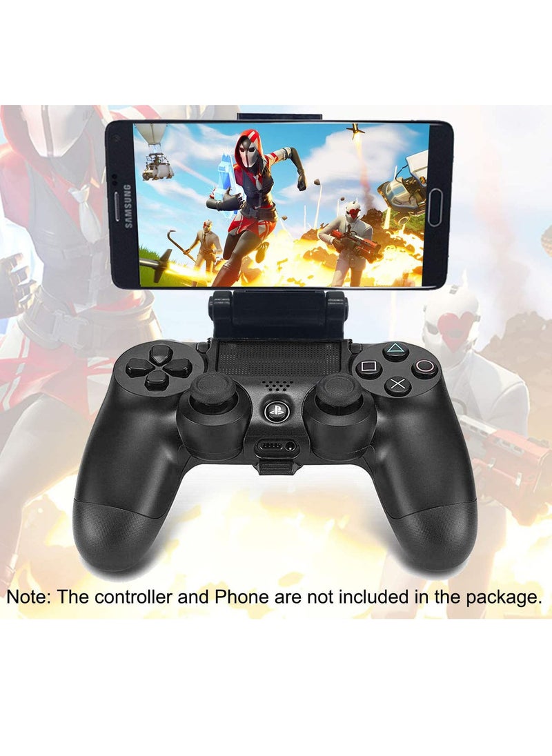 Bukela - Phone Clip for PS4 Controller Phone Holder, Mobile Game Adjustable Phone Holder Smart Clip for PS4 Controller, Compatible with iPhone/iOS/Android, for Playstation4 Remote Play - Image 1