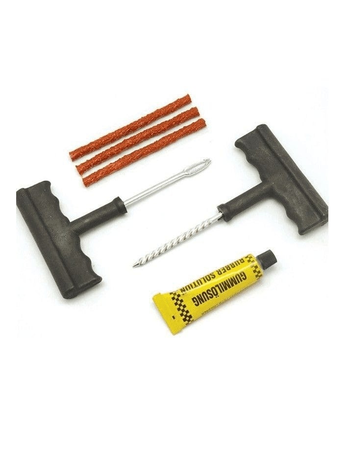 Generic 2 Ton Car Hydraulic Trolley Floor Jack + Car Tire Repair Tool Kit Car Tire Puncture Repair Kit  - Image 5