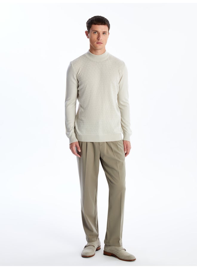 LC WAIKIKI Half Turtleneck Long Sleeve Men's Knitwear Sweater - Image 2