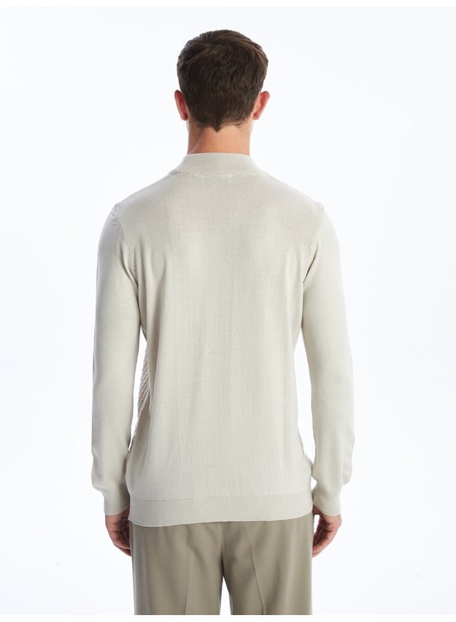 LC WAIKIKI Half Turtleneck Long Sleeve Men's Knitwear Sweater - Image 4