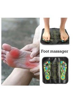 SYOSI Foot Massager Mat, Foot Massager Reflexology Walk Massage Mats Acupressure Foot Pad, Portable Massage Pad for Home Office Acupoint Mat for Blood Circulation Body Pain Relieve Relief, 13.8 Inch  - Image 5