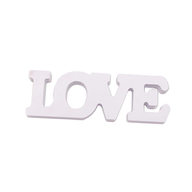 Wooden Table Letters Home Decoration Rustic Wedding Anniversary Party Decor - Image 2