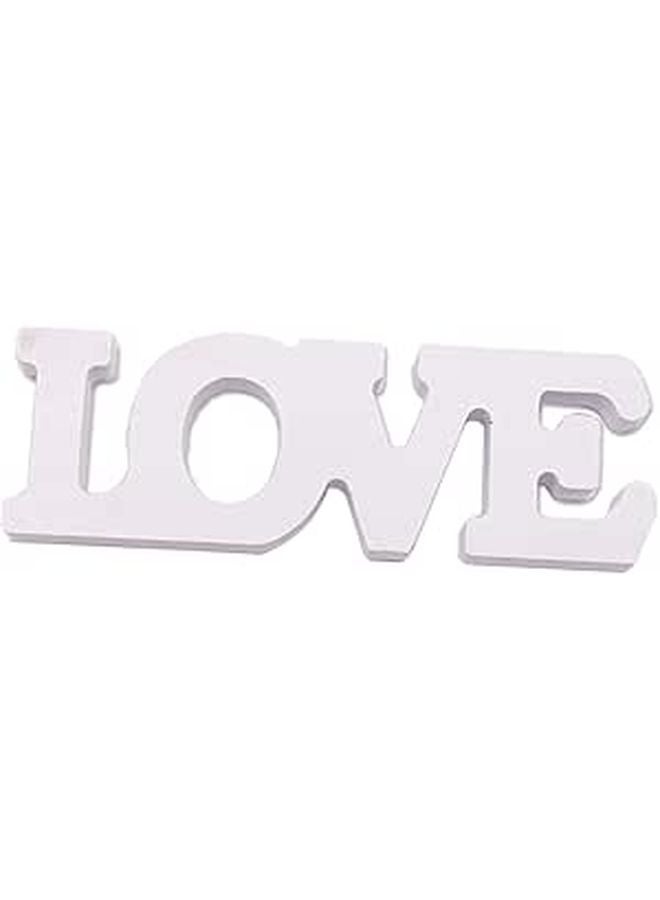 Wooden Table Letters Home Decoration Rustic Wedding Anniversary Party Decor - Image 1