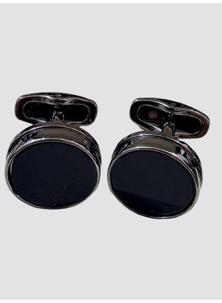 A luxurious men's set consisting of a regal stainless steel watch, a classic dial with date display, water resistance, prayer beads, a pen, and cufflinks. - view 4