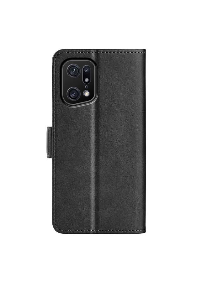 S-TOP Case For OPPO Find X5 Pro Dual-side Magnetic Buckle Leather Phone Case - Image 3